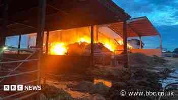 'Horrific' barn fire breaks out near care home