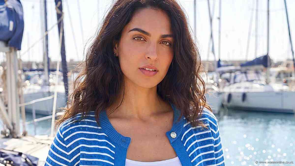 Roman 'cobalt blue' £5 sale cardigan can double as 'little summer jacket'