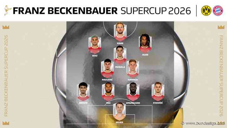 Sieht so Bayerns SUPERcup-Startelf aus?