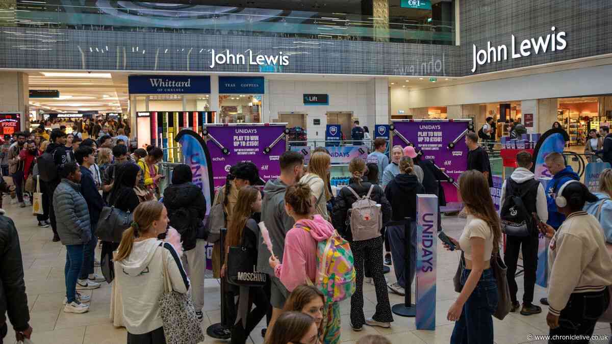Student shopping event returns to Newcastle's Eldon Square with freebies and up to 50% off