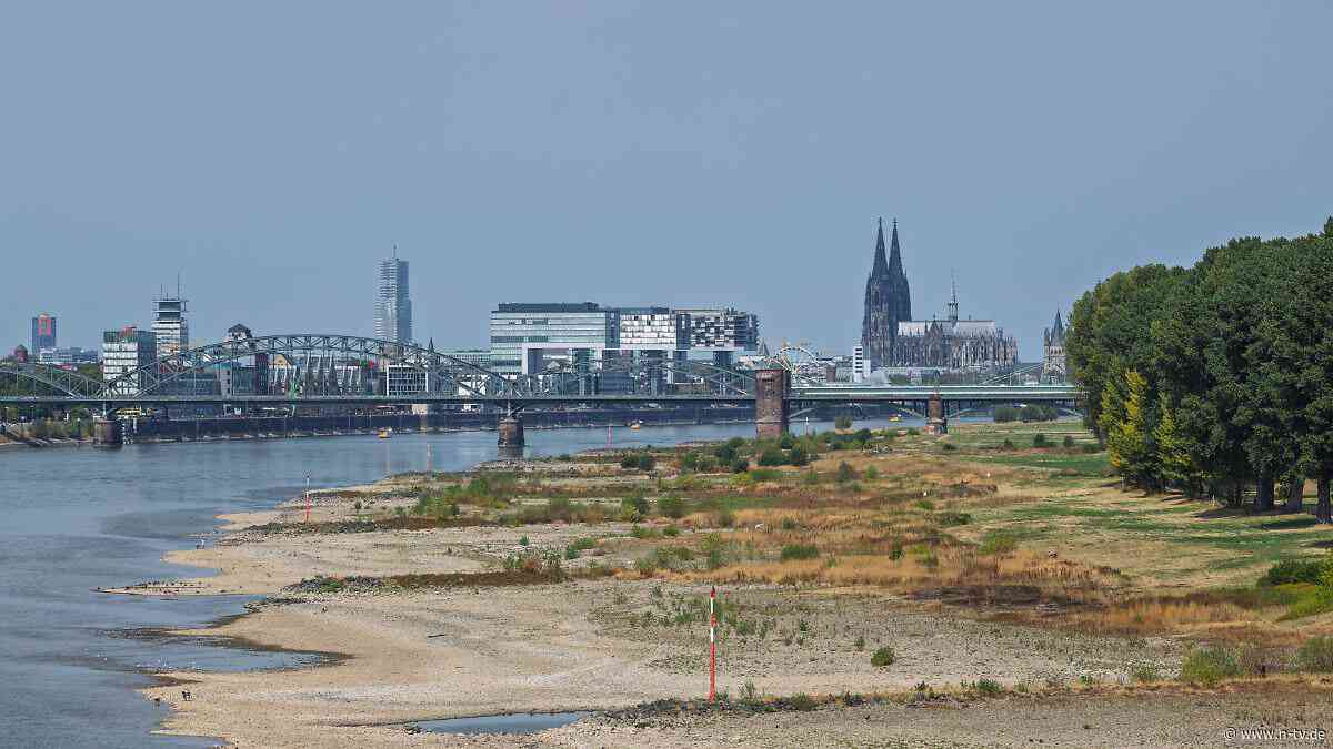 Regen in Nordrhein-Westfalen: Leichte Entspannung bei Rhein-Pegelständen in Sicht