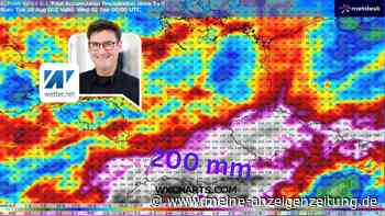 Wetter-Modell dreht jetzt völlig durch – 200 Liter Regen fegen an die Alpen