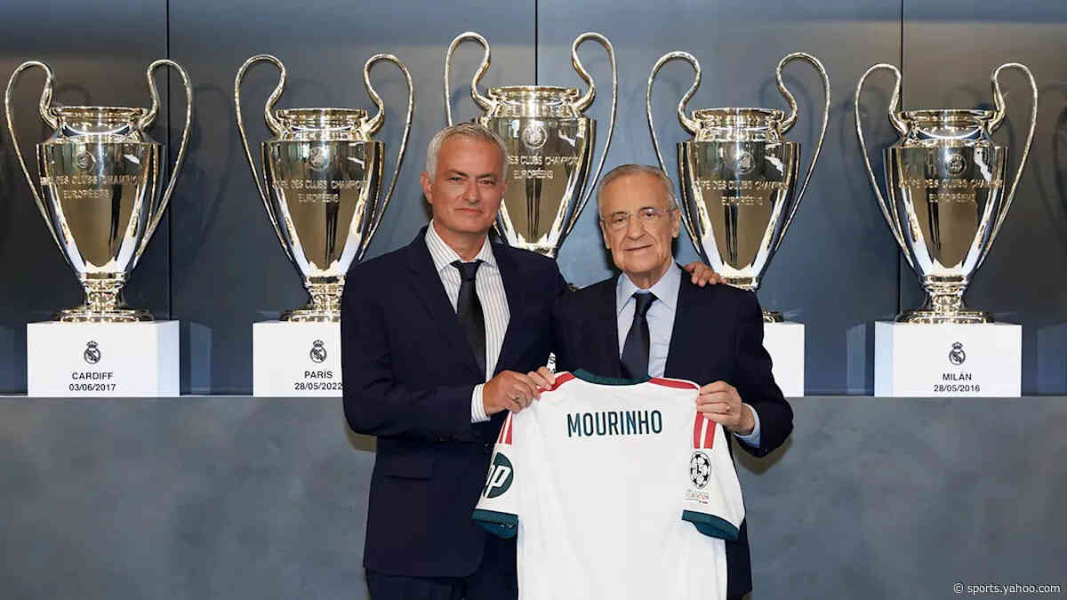 Mourinho unveiled, Real Madrid share his grand reveal 🎥