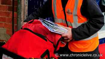 Royal Mail apology as Gosforth among 176 UK postcodes affected by delays today