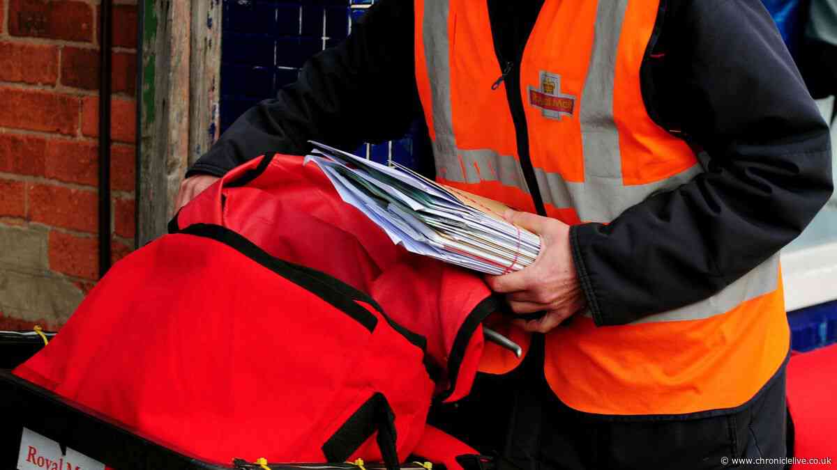 Royal Mail apology as Gosforth among 176 UK postcodes affected by delays today