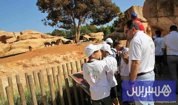 أطفال القدس بحديقة الحيوان في الرباط