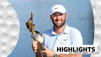 Scheffler cruises to eight-shot win at first FedEx Cup play-off