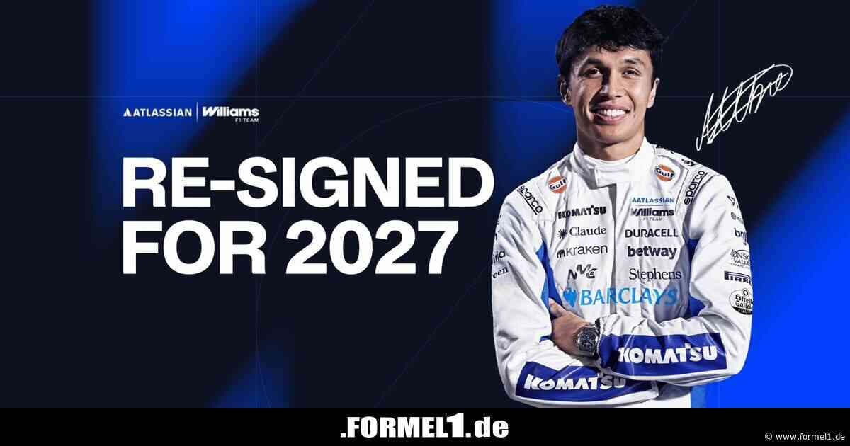 Alex Albon bleibt Williams auch 2027 treu