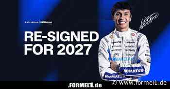 Alex Albon bleibt Williams auch 2027 treu
