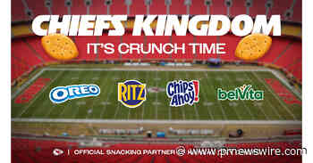 Mondelēz International Named Official Snacking Partner of the Kansas City Chiefs