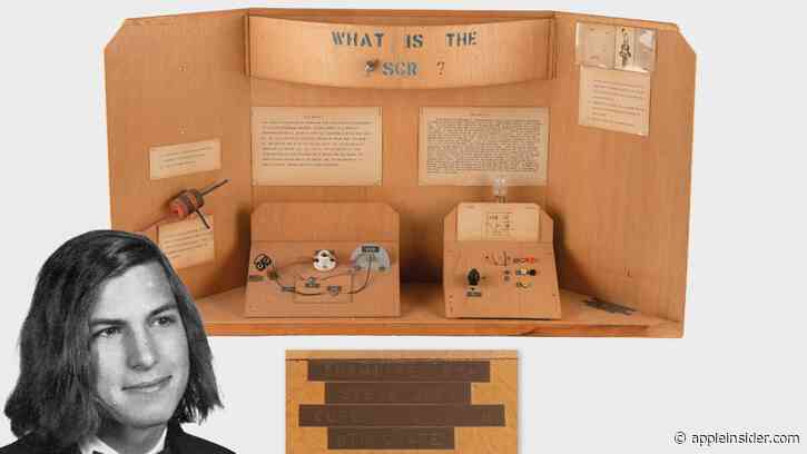 You can now make a bid on Steve Jobs' 8th-grade science fair project