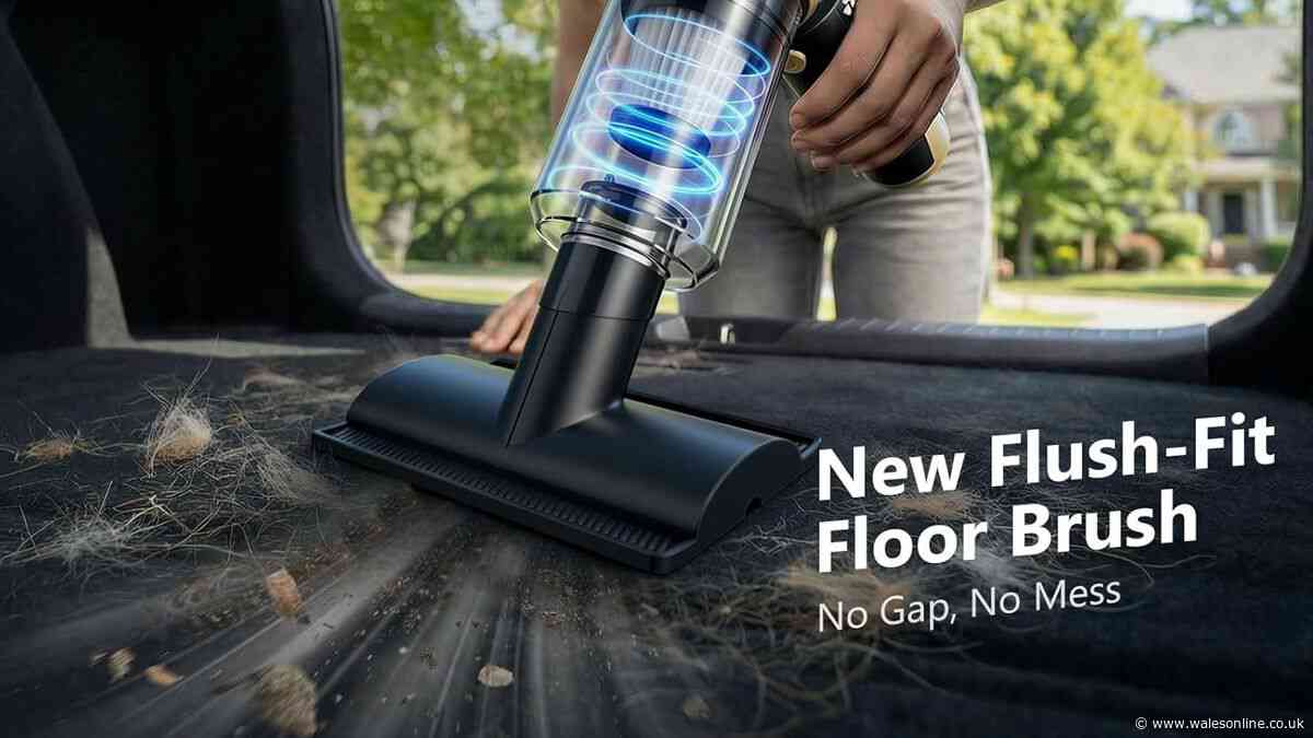 Handheld £28 vacuum cleaner that gets into tight spaces has 'game-changer' feature