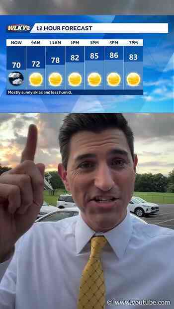 Sunny, nice day for Louisville #weather