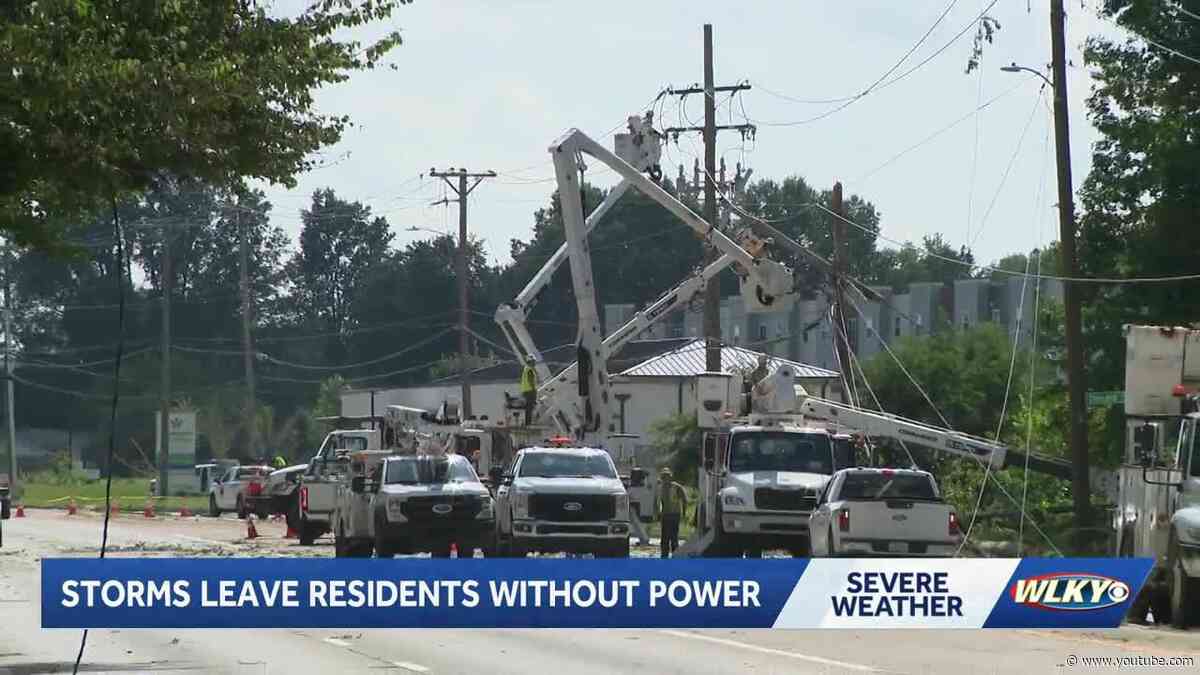 LG&E, KU crews work to restore power to thousands of customers after weekend storms