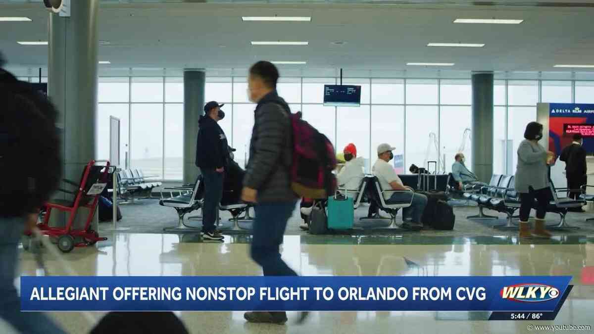 CVG airport adds non-stop flight to Orlando, Florida