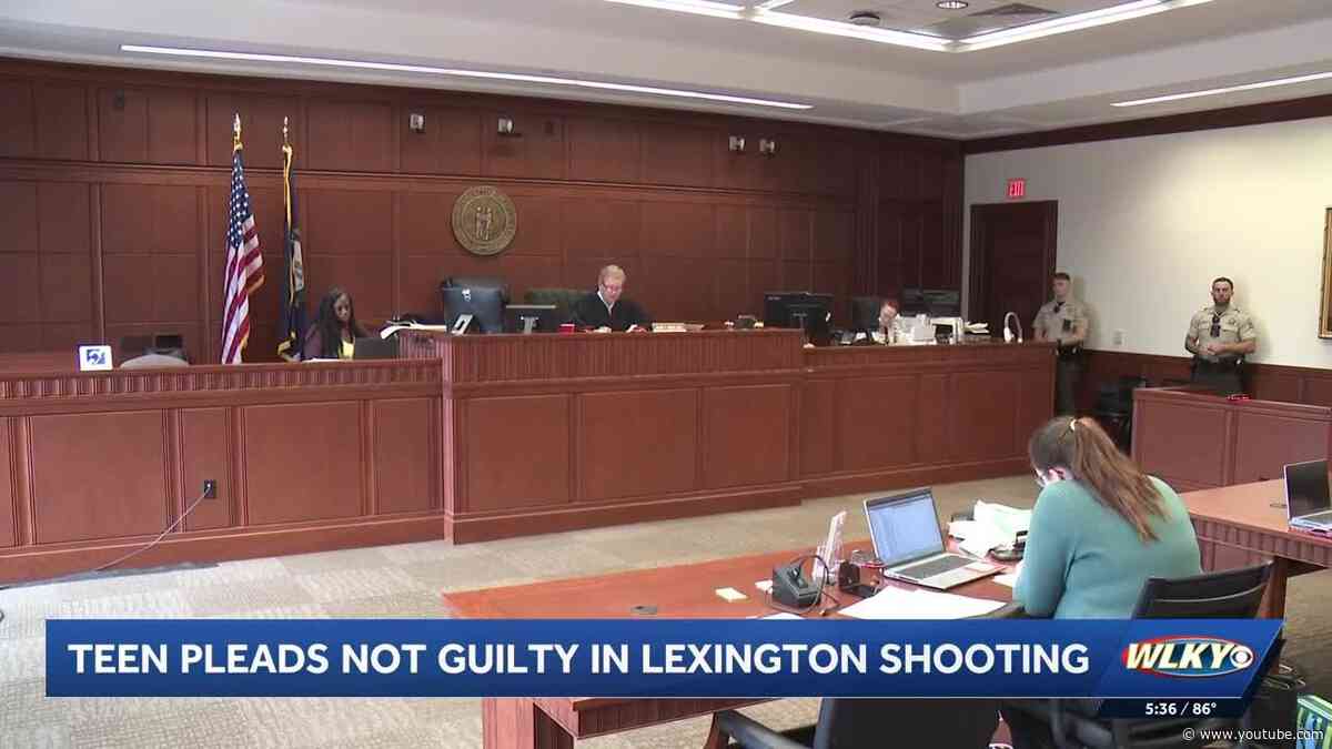 Teen charged in connection with Lexington mass shooting pleads not guilty during arraignment