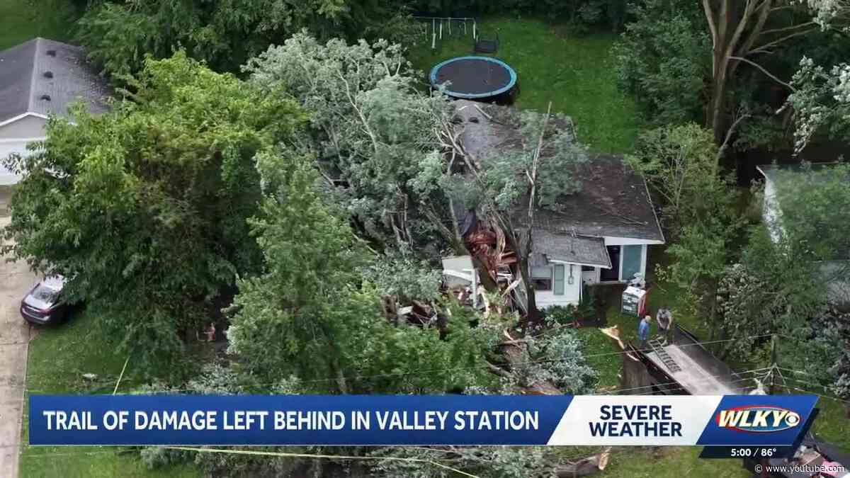 Storms leave behind trail of damage in Valley Station