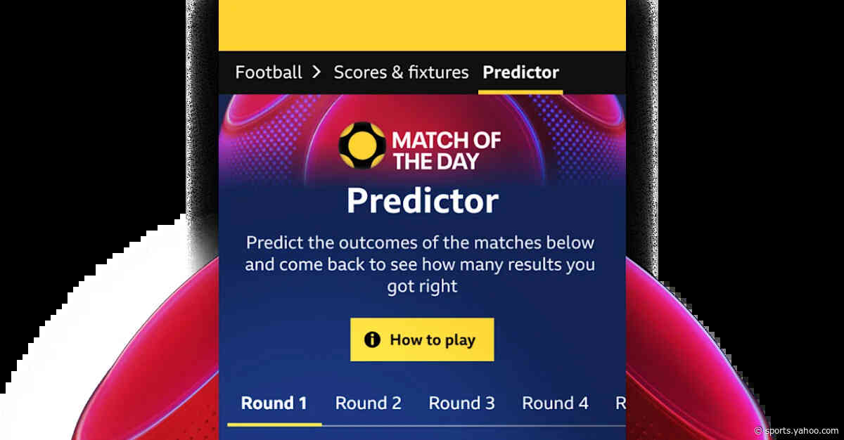 Play BBC Sport's new Match of the Day Predictor game