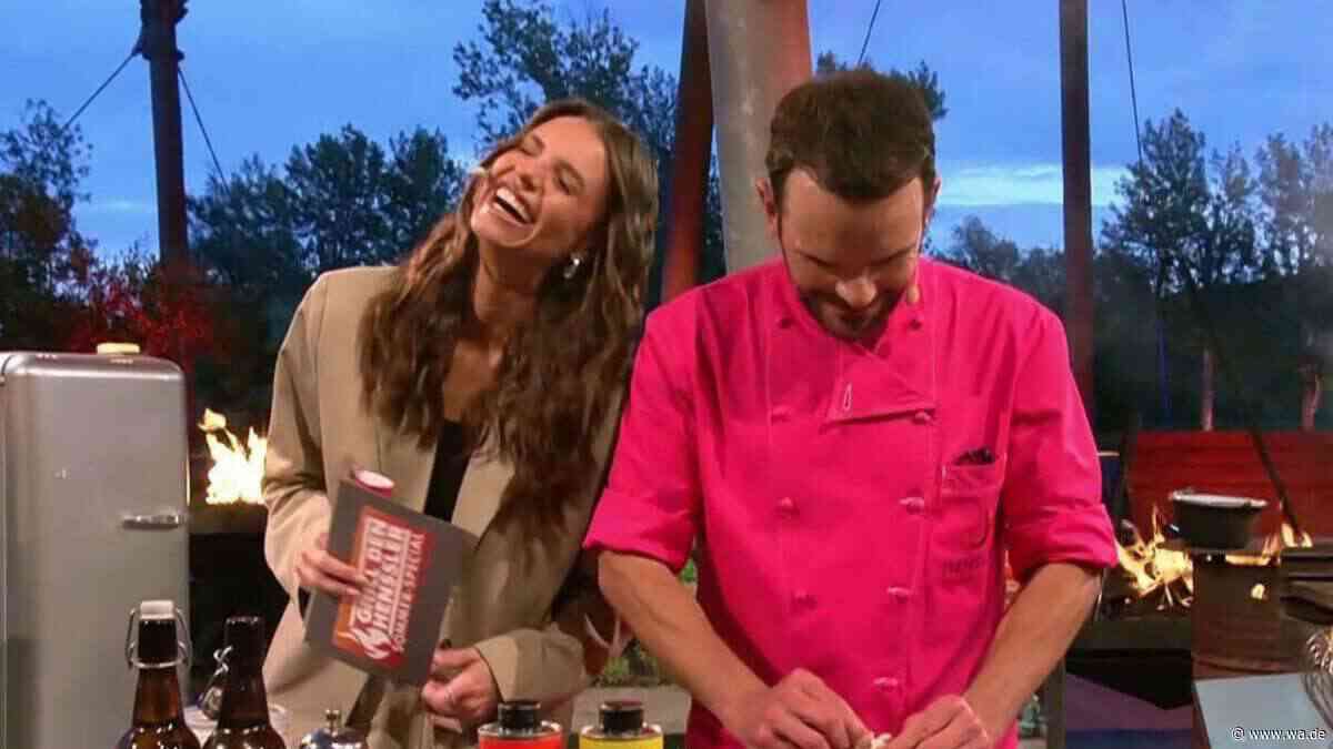 „Willst du gehen?“, fragt Steffen Henssler - da macht Laura Wontorra eine deutliche Ansage