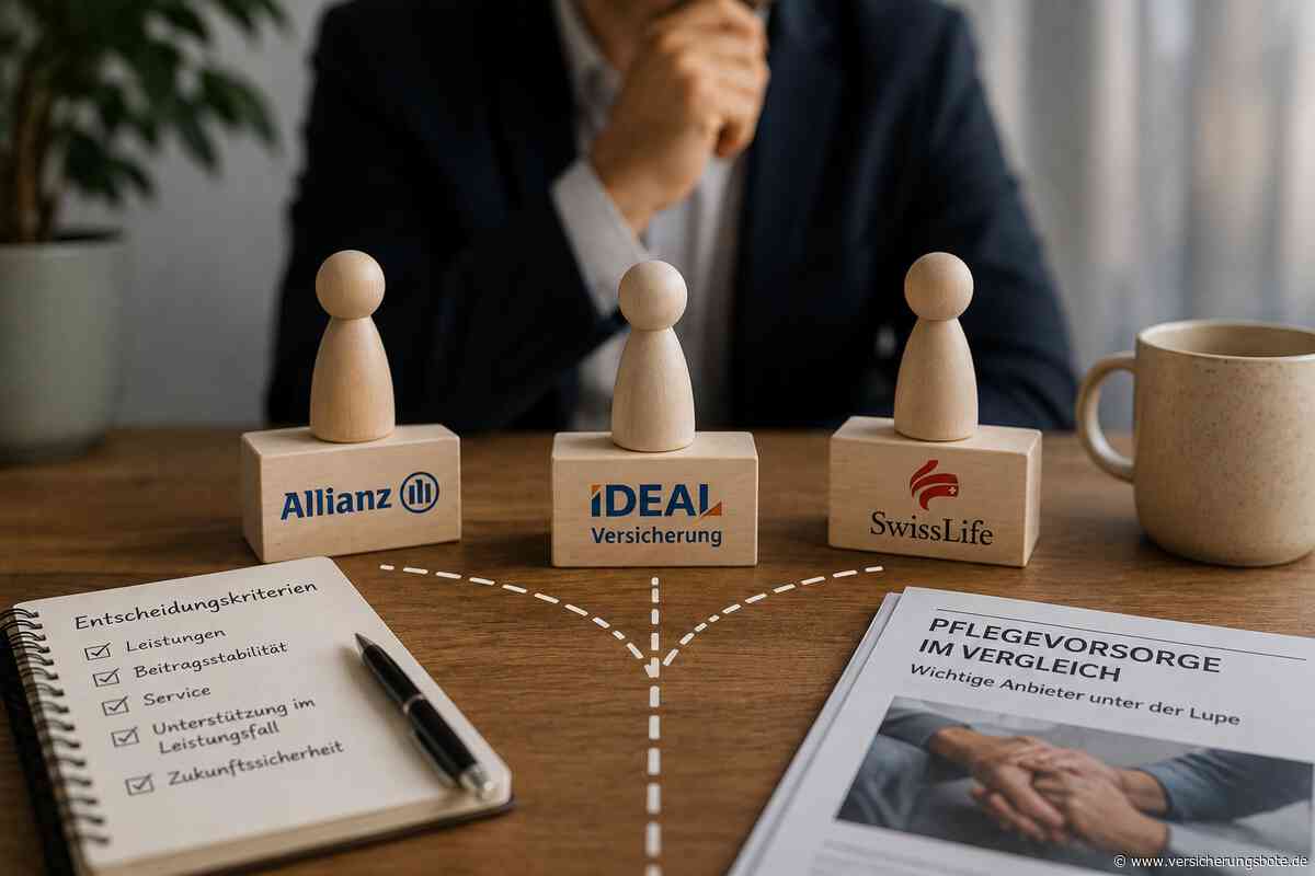 Allianz, Ideal oder Swiss Life: Wen Makler bei der Pflegevorsorge bevorzugen