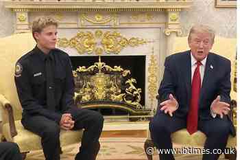 Donald Trump Hosts Viral California Lifeguard Rescue Hero Ryder Williams and Rescued Boy at White House
