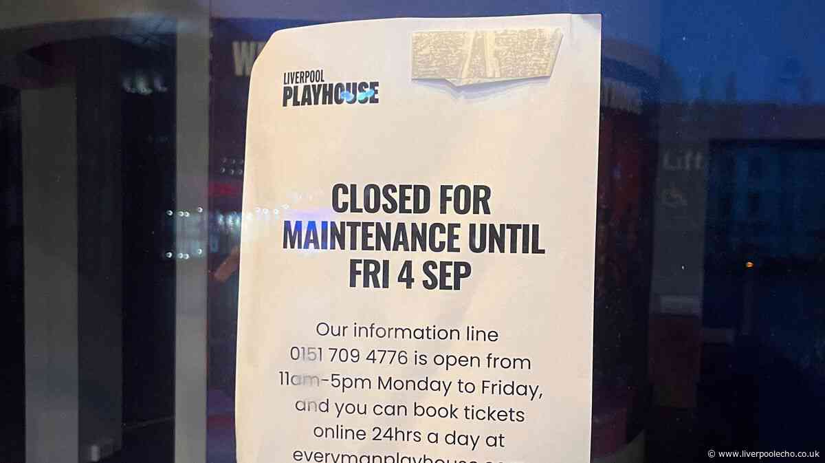 160-year-old Liverpool landmark temporarily shuts with note on door