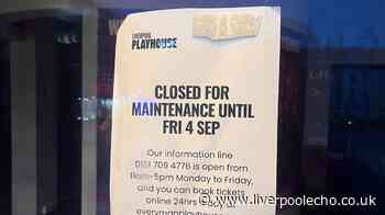 160-year-old Liverpool landmark temporarily shuts with note on door
