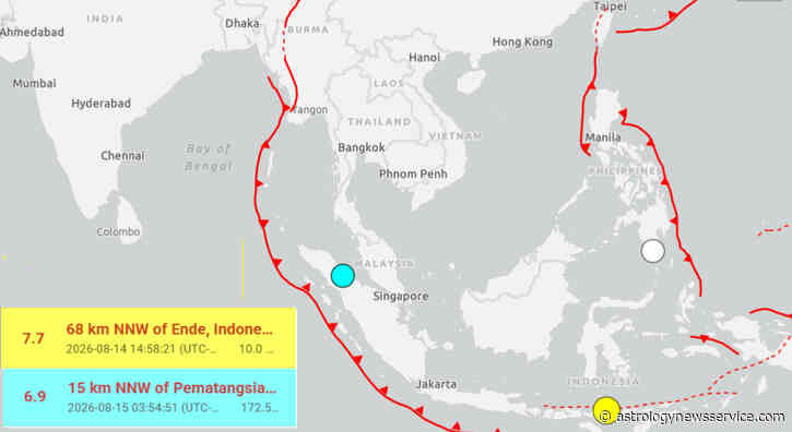 Two Massive Earthquakes Impact Indonesia on Same Day