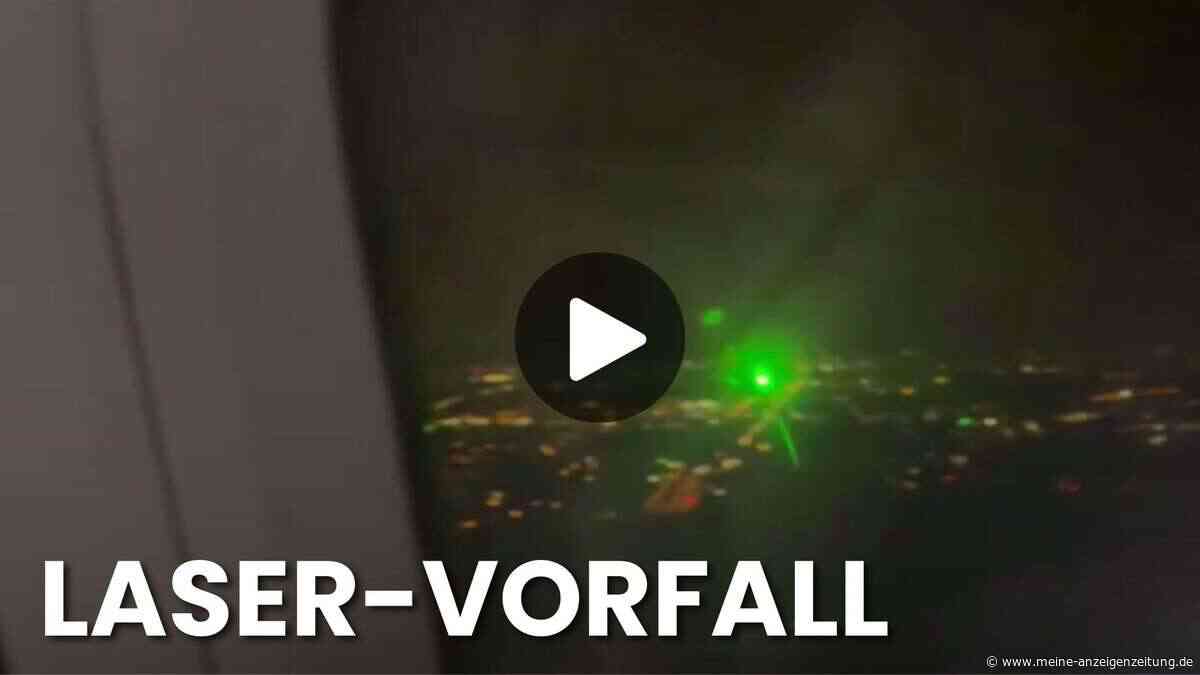 Pilot beim Landeanflug auf Berlin geblendet: Laserpointer-Angriff im Video