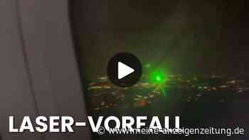 Pilot beim Landeanflug auf Berlin geblendet: Laserpointer-Angriff im Video