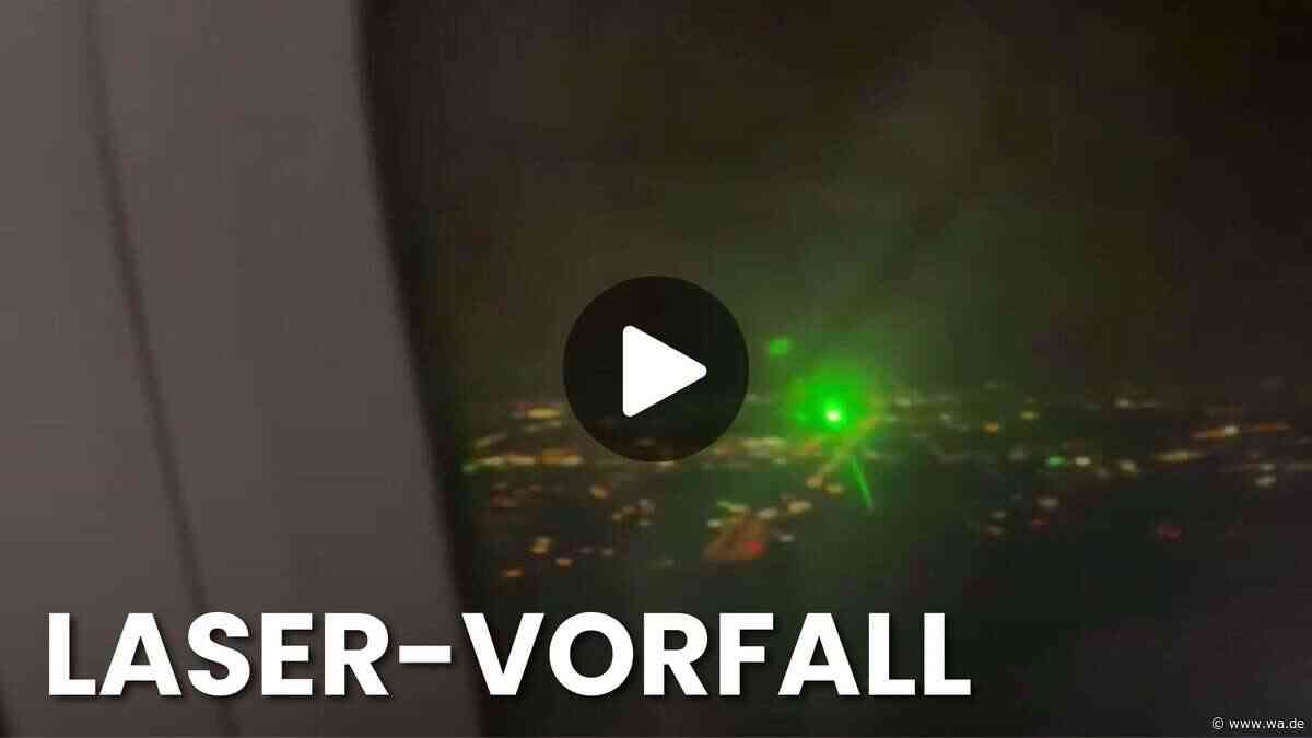 Pilot beim Landeanflug auf Berlin geblendet: Laserpointer-Angriff im Video