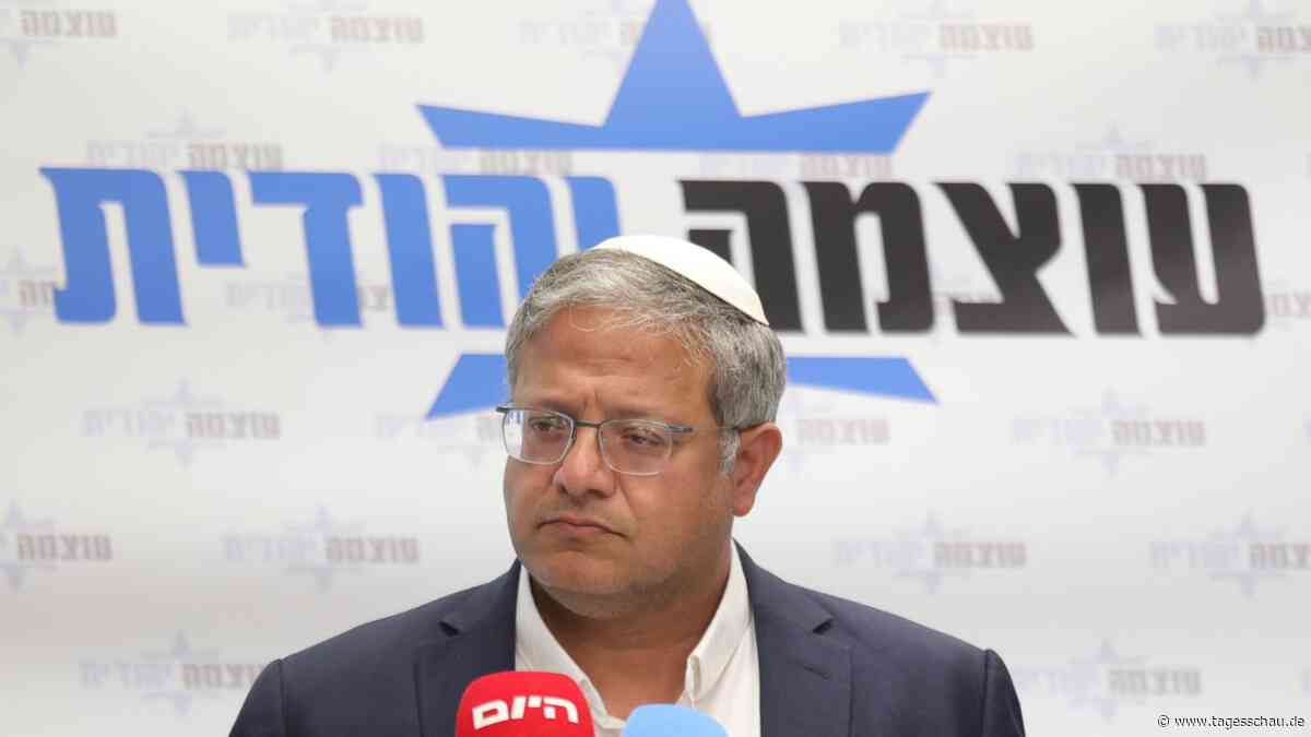 Deutsche Politiker entsetzt über Äußerungen von Israels Polizeiminister Ben-Gvir