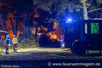 Mutmaßliche Brandstiftung auf Reitanlage