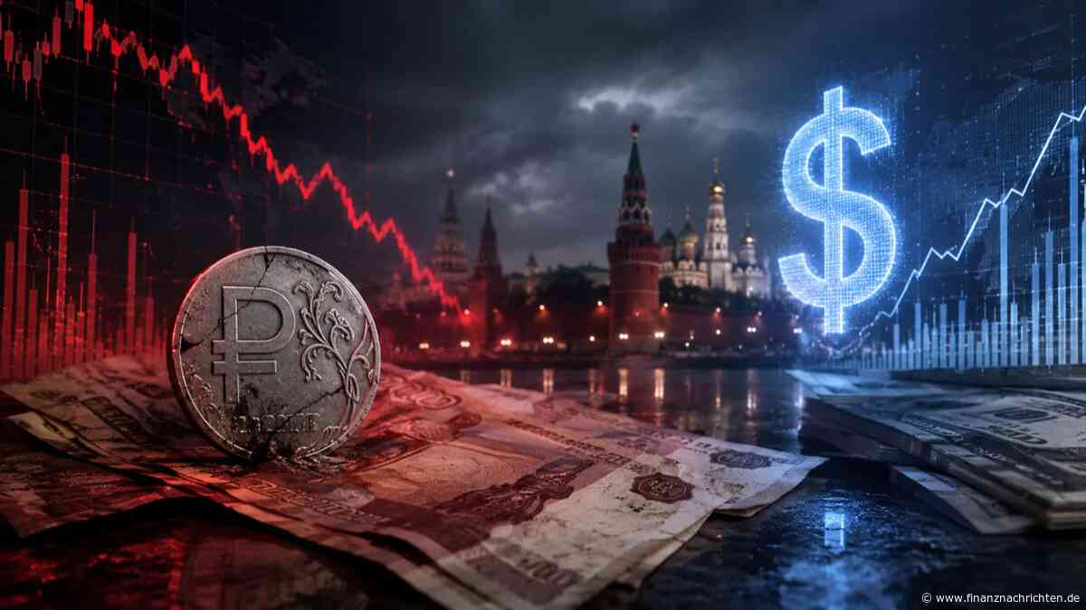 Talfahrt ohne Ende: Russlands Rubel kennt seit Monaten nur eine Richtung - abwärts