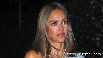 Jessica Alba ditches toyboy Danny Ramirez as she enjoys dinner with kids at Beverly Hills hotspot