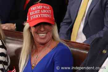 Marjorie Taylor Greene ‘can’t remember the last time she saw someone wear a MAGA hat’