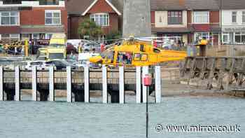Shoreham - live: Four people in difficulty in water as helicopters race to West Sussex town