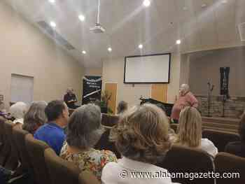 Flock camera and data center opponents rally in Indian Springs
