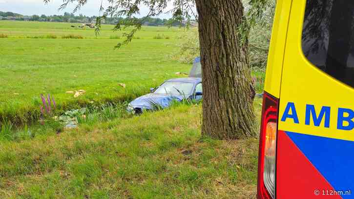 Bestuurder gewond na botsing tegen boom in Alphen aan den Rijn