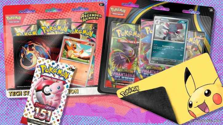 All the best Pokémon TCG deals in Best Buys 60th Anniversary Sale: Booster packs, sealed collections, and a Pikachu playmat