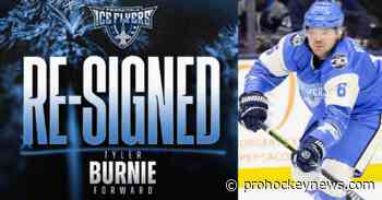Ice Flyers Re-Sign Forward Tyler Burnie for 2026-27 Season