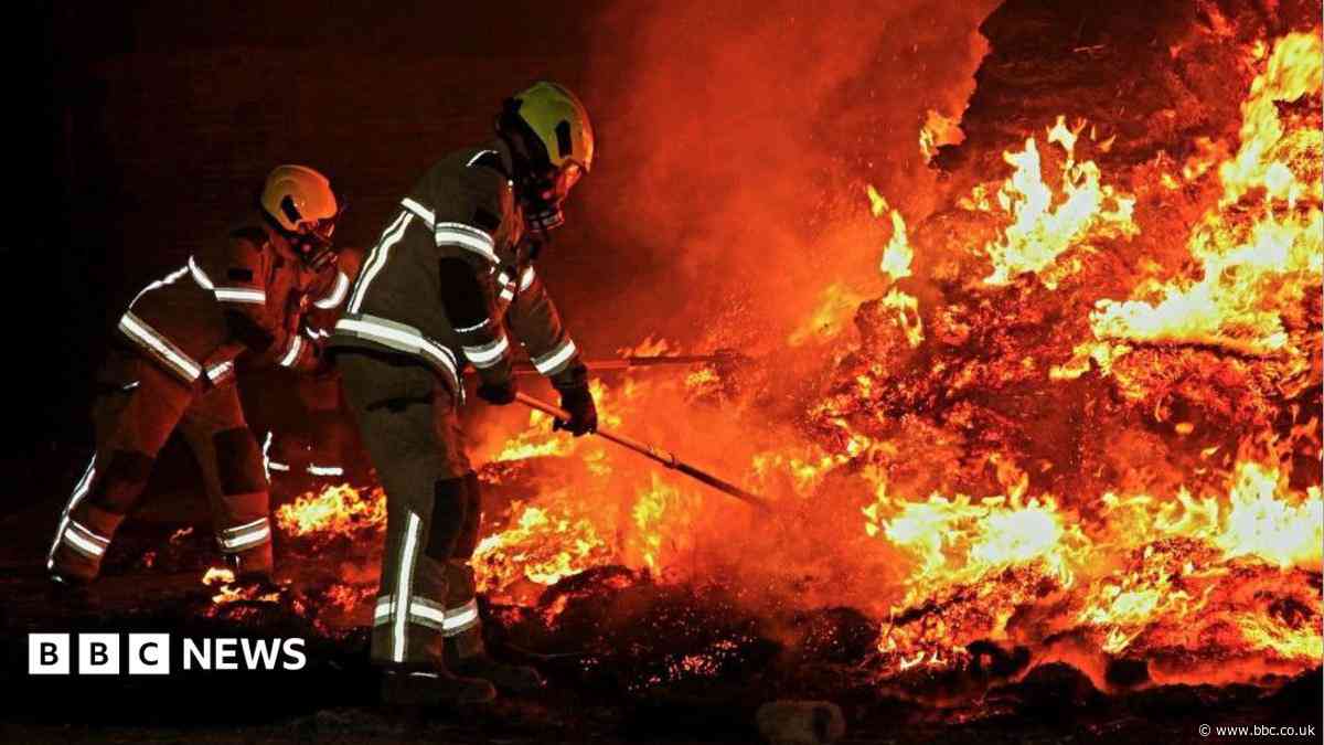 Fire crews hailed for 'huge effort' as blazes soar