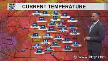 Near record high temperatures for parts of New Mexico this week