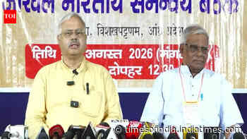 Three-day RSS coordination meeting to discuss demographic imbalance, youth de-addiction