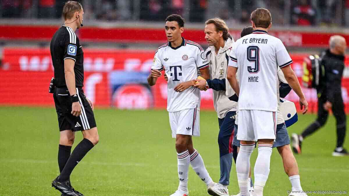 Bei Bayern-Sieg in Heidenheim: Wieder Sorgen um Musiala