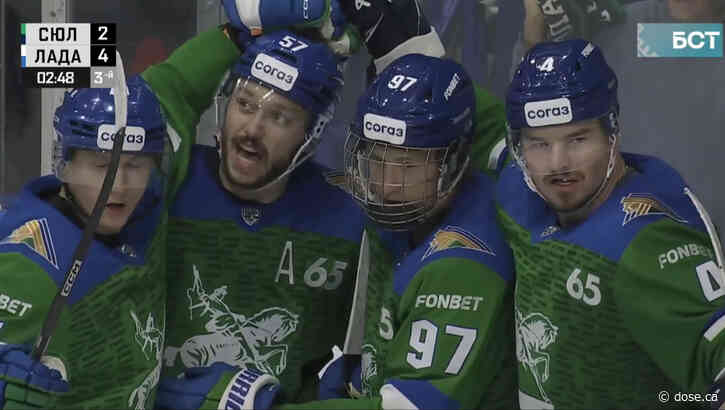 VIDEO: A beautiful goal by Zharovsky… who played center today