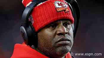 Chiefs' Bieniemy: Wife on 'great road to recovery'