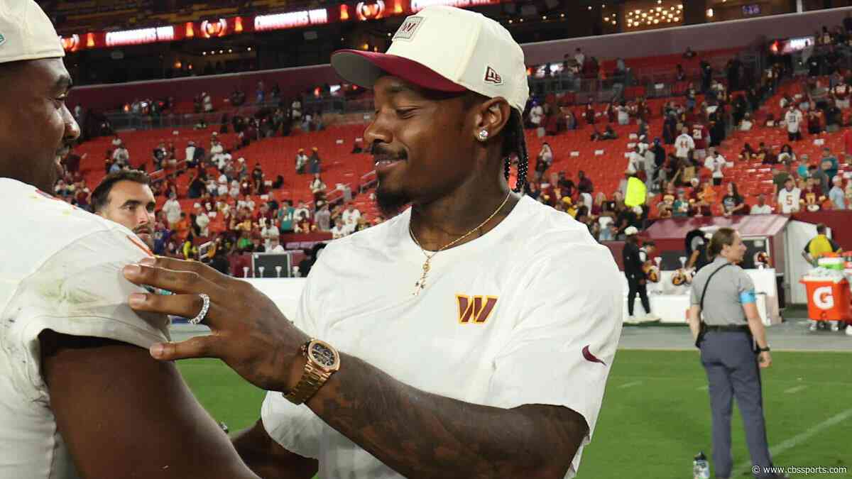 How Stefon Diggs' history with young QBs could shape Jayden Daniels, Commanders' season