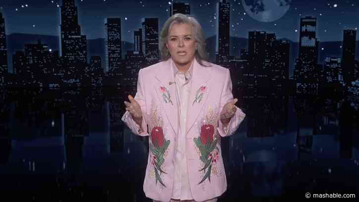 Rosie ODonnell calls out Mango Mussolini Trump on Kimmel