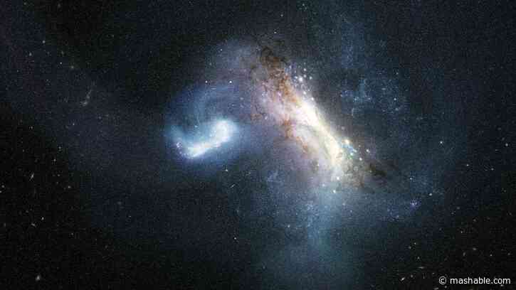 The Milky Ways center holds the ruins of another ancient galaxy